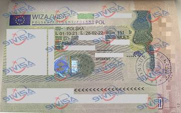 波兰学生签证顺利出签-【91签证网】