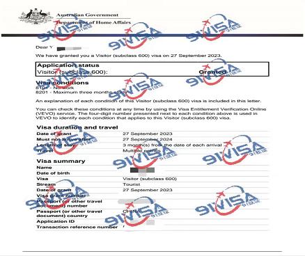 澳洲一年多次签证，90天停留~【91签证网】